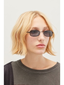 River 90s Slim Rectangle Sunglasses