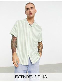 revere stripe shirt in green