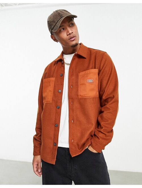 Dickies Union shirt in brown