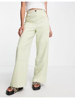 baggy utility pants in sage