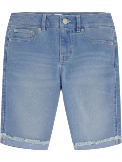 Big Girls Skinny Denim Bermuda Shorts