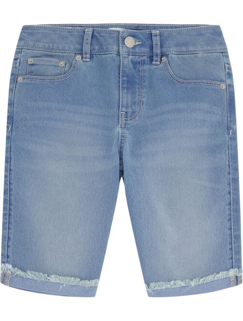 CALVIN KLEIN Big Girls Skinny Denim Bermuda Shorts