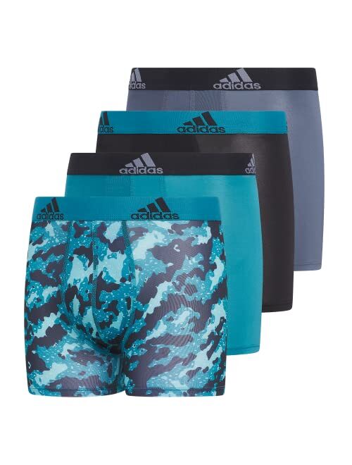 adidas Kids Performance 4-Pack Boxer Brief (Big Kid)