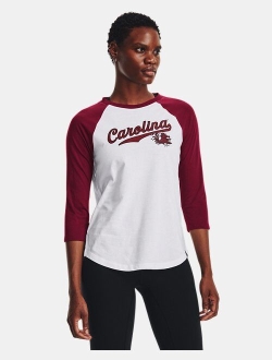 Women's UA Performance Cotton Collegiate Baseball T-Shirt