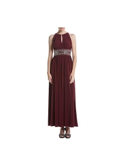 Women's Beaded Waist Gown