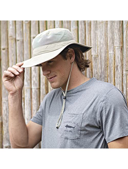 Panama Jack Castaway Boonie Hat, Lightweight, Packable, UPF (SPF) 50+ UV Protection