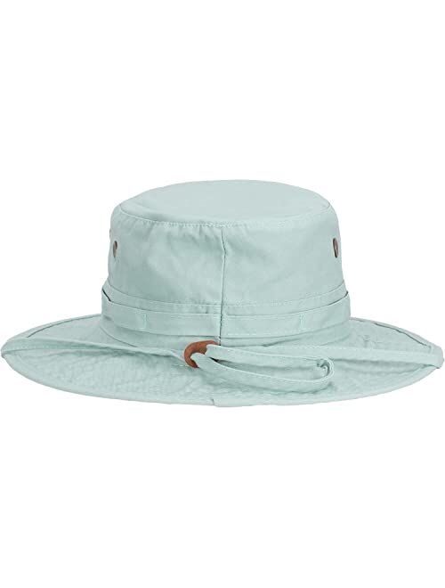 Panama Jack Women's Bucket Hat - Palm Print Underbrim, Packable, Adjustable, UPF (SPF) 50+ UVA/UVB Sun Protection, 3" Brim