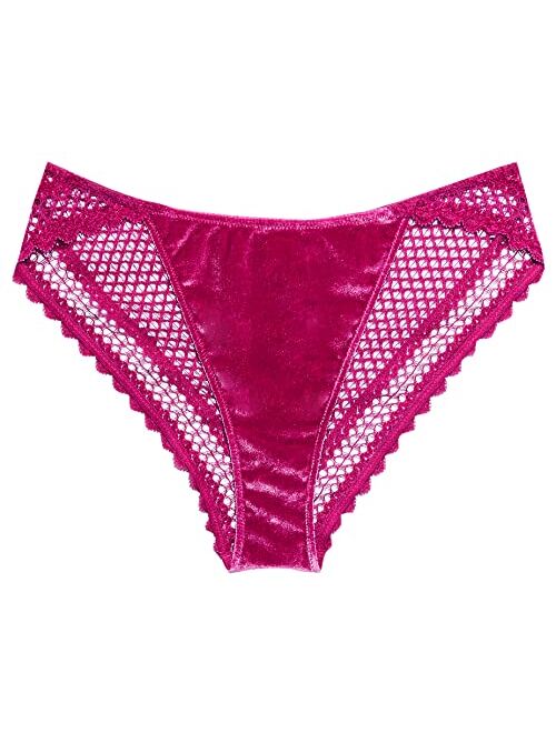 Savage x Fenty Womens Velvet Vixen Cheeky Panty