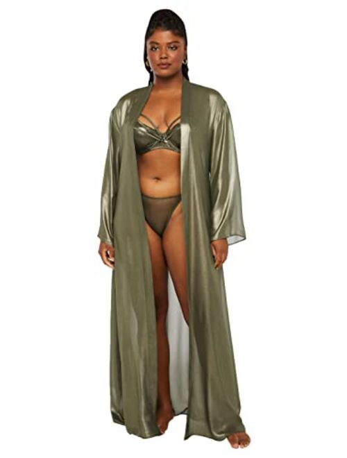 Savage x Fenty Womens Going Platinum Long Robe