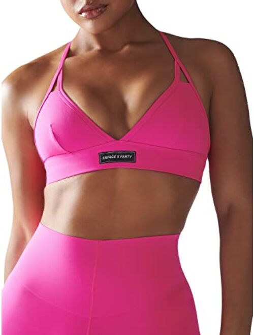 Savage x Fenty Womens Spotlight Low-Impact Sports Bra