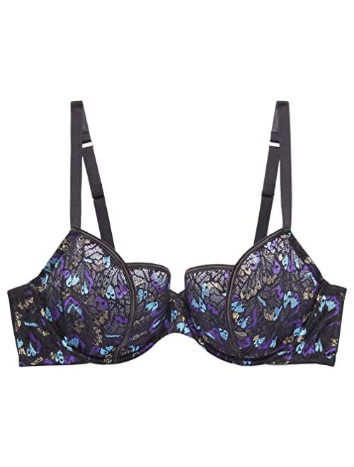 Savage x Fenty Womens Butterfly Wings Unlined Lace Tulip Cup Bra