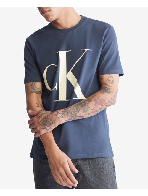 CALVIN KLEIN Men's Monogram Logo Graphic T-Shirt