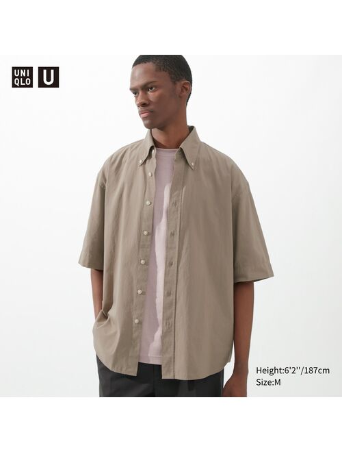 UNIQLO U Oversized Short-Sleeve Shirt