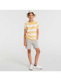 Kids' classic sweatshirt in striped terry