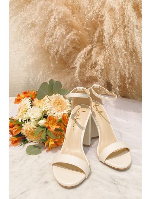 Lulus Taylor Rhinestone Light Nude Suede Ankle Strap Heels