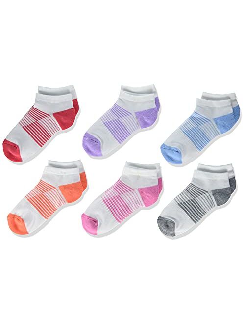 Amazon Essentials Unisex Kids' Cushioned Athletic Low Cut Socks, 6 Pairs