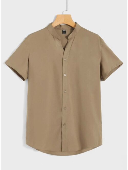 SHEIN Men Button Front Shirt