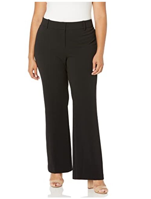 Rafaella Women's Plus Size Soft Stretch Crepe Modern Fit Pant