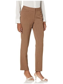 Rafaella Women's Curvy Gabardine Slim Leg Dress Pant (Petite Size 4-14)