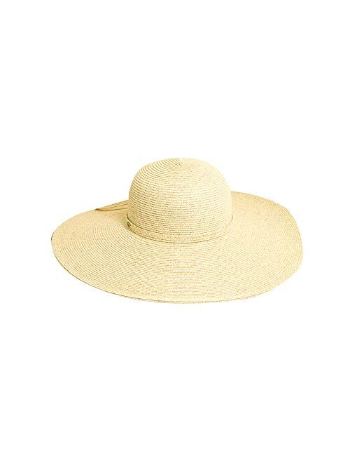 Scala Women's Big Brim Paper Braid Hat