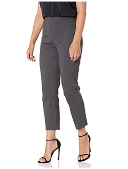 Briggs New York Women's Super Stretch Millennium Slimming Pull-on Ankle Pant