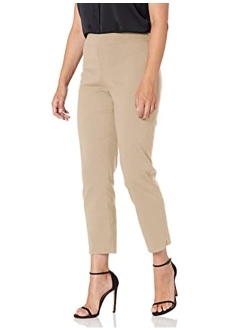 Briggs New York Women's Super Stretch Millennium Slimming Pull-on Ankle Pant