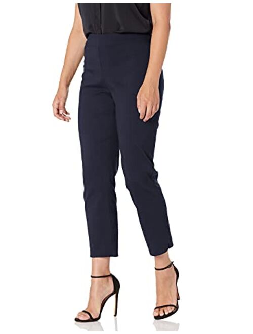 Briggs New York Women's Super Stretch Millennium Slimming Pull-on Ankle Pant