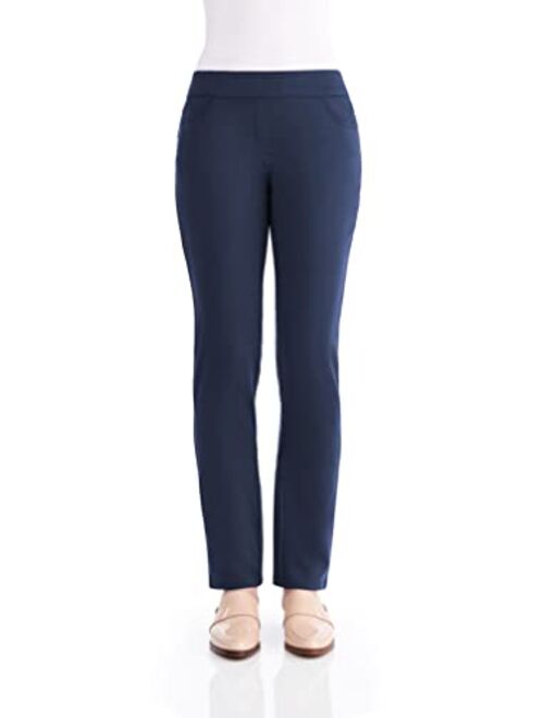 Briggs New York Women's Cotton Super Stretch Pull-on Pant