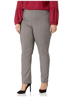 Briggs New York Women's Plus Size Super Stretch Millenium Welt Pocket Pull on Pant