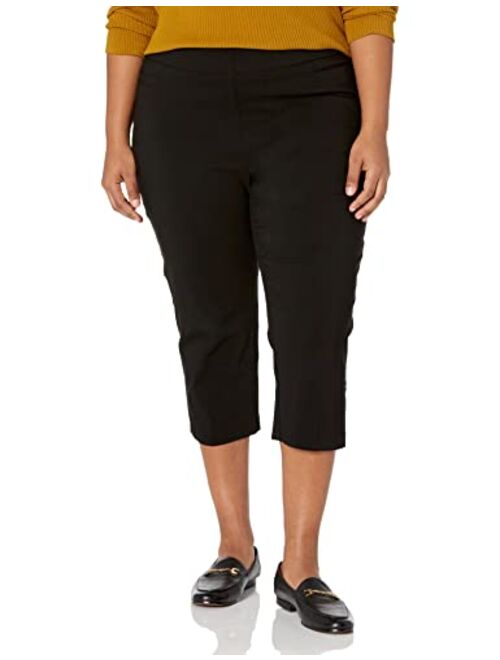 Briggs New York Women's Plus-Size Pull on Capri L Pocket