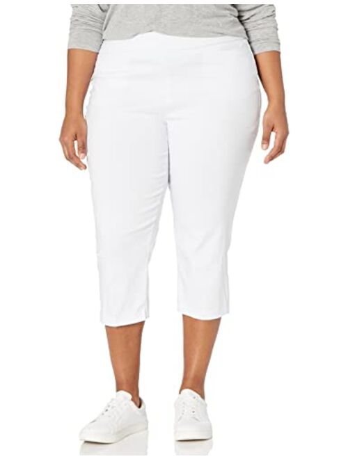 Briggs New York Women's Plus-Size Pull on Capri L Pocket