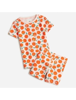 Kids' short-sleeve printed pajama set