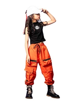 LOLANTA Teen Girls Trendy Clothes Hip Hop Dance Streetwear Kids Cute Outfits Clothing Set