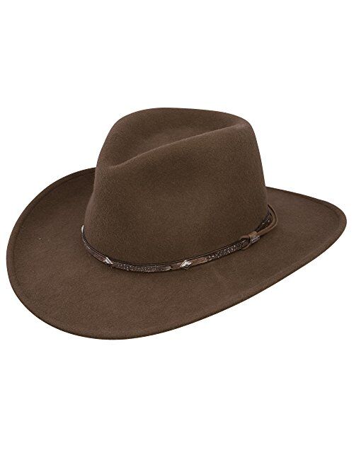 Stetson Men's Acorn Mountain Sky Crushable Wool Felt Hat