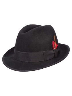 Classico Men's Wool Felt Fedora Hat