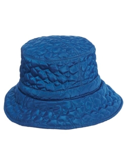 Quilted Big Brim Rain Hat