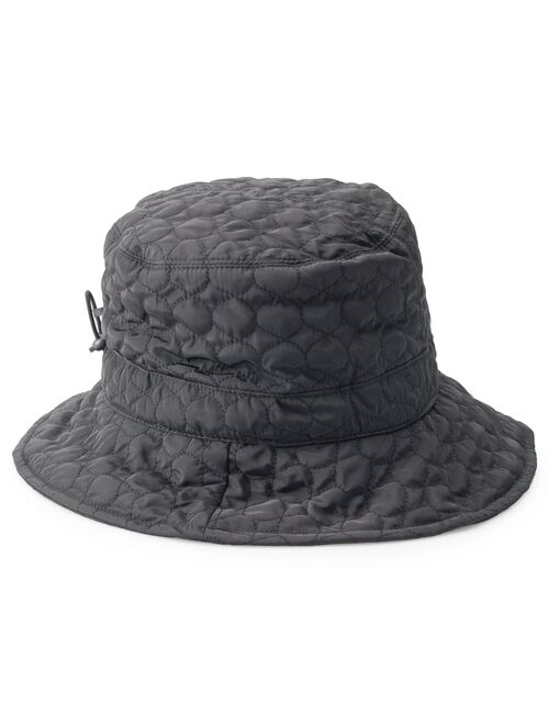 Women's Scala Quilted Big Brim Rain Hat