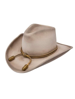 Men's Fort Crushable Wool Leather Hatband Cowboy Hat - Silverbelly