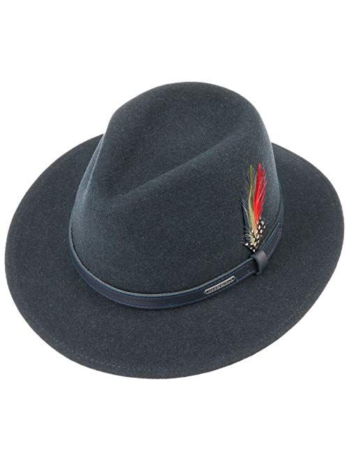 Stetson Powell Traveller Felt Hat Men | Made in The EU