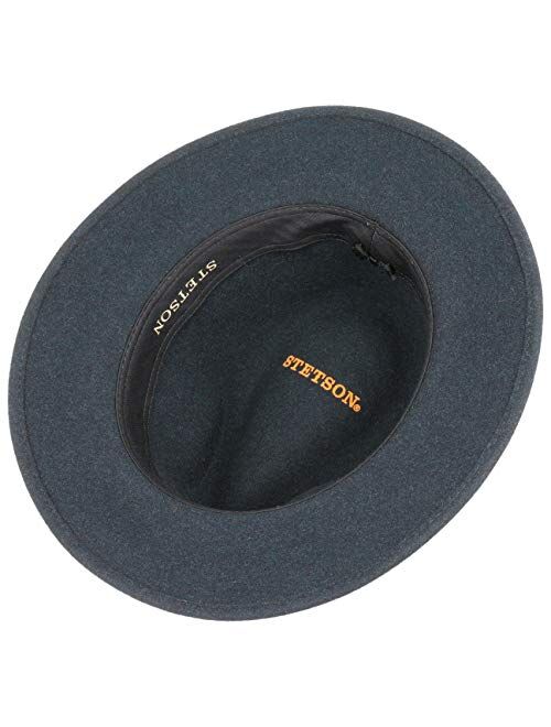 Stetson Powell Traveller Felt Hat Men | Made in The EU