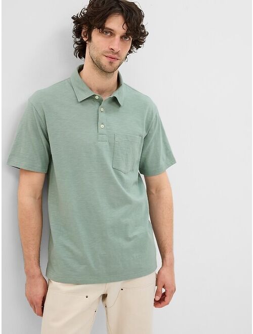 Gap Slub Pocket Polo Shirt
