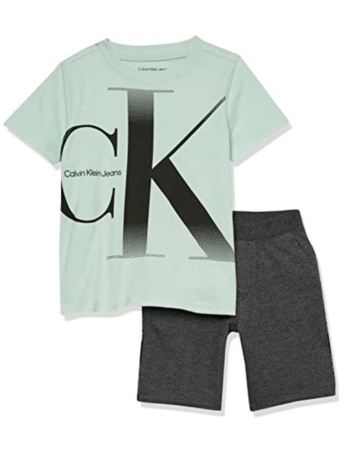 Calvin Klein boys 2 Pieces Short Set