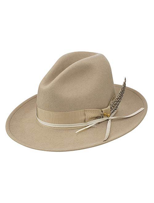 Stetson McCrea Fedora Hat Mushroom Western Hat Wool Felt