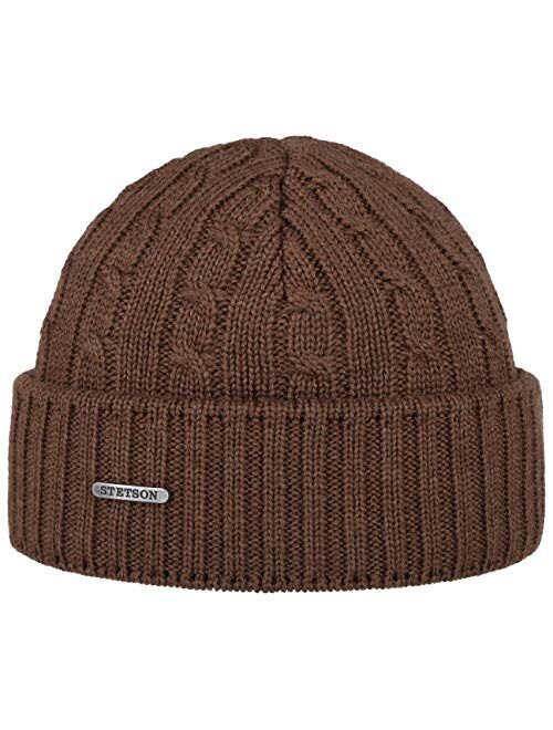 Stetson Georgia Wool Knit Hat with Cuff Women/Men - Made in Germany