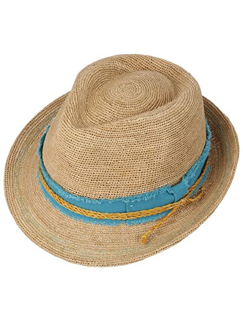 Stetson Vetalio Crochet Trilby Straw Hat Women/Men -