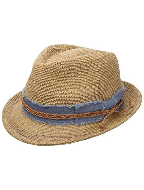 Stetson Vetalio Crochet Trilby Straw Hat Women/Men -