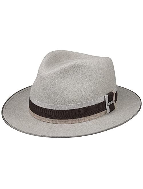 Stetson West Bend Fedora Fur Felt Hat Women/Men - Made in The EU