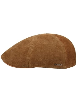 Texas Calf Split Flat Cap Men