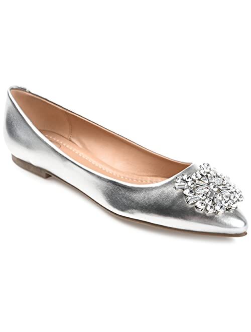 JOURNEE COLLECTION Women's Renzo Jeweled Flats