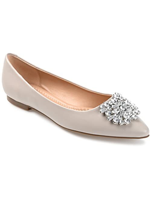 JOURNEE COLLECTION Women's Renzo Jeweled Flats